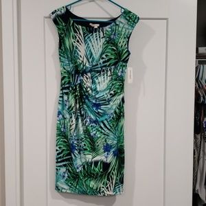 Tropical midi dress NWT